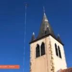 Église de Nabas - Nettoyage complet sols, murs et toitures • M.M Drone Services