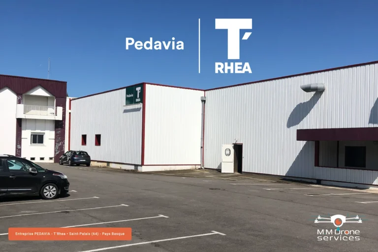Nettoyage par drone du Bardage : Pedavia - T'RHEA • M.M Drone Services